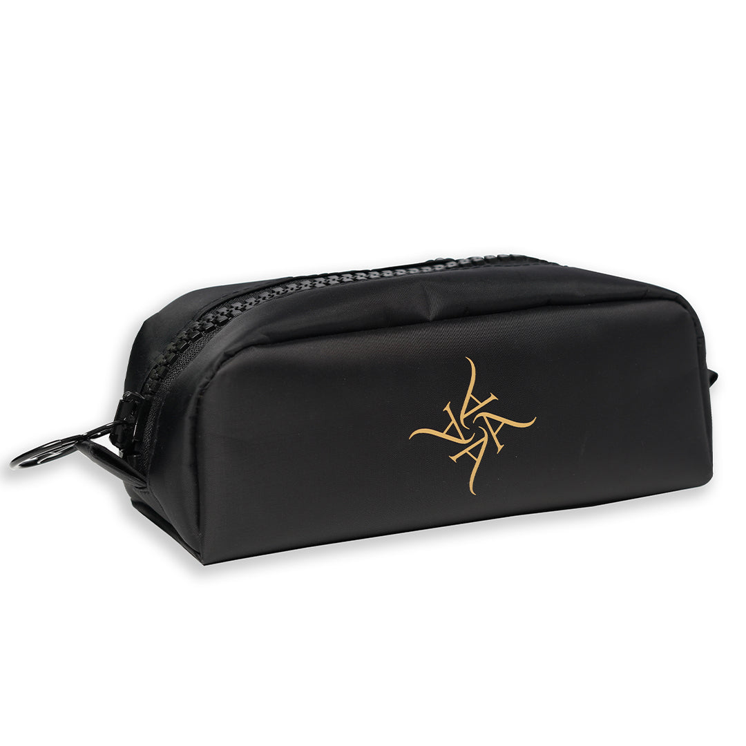 Addoony Luxe Collection Brush Set + Addoony Pouch -  مجموعة الفرش الفاخرة من أدوني ذات طرفين مع شنطه مكياج